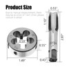 Vkinman M16x1.5 Tap Metric Tap and Die Set Right Hand