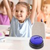 Recordable Talking Button with Led Function Learning Resources Buzzers Pink