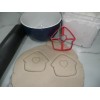AJT SPRING SONGBIRD BIRDHOUSE SET OF 3 COOKIE CUTTERS MADE