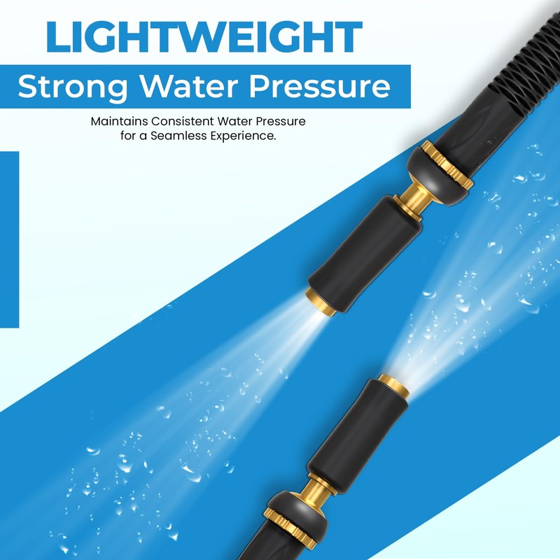 TITAN Garden Hose | Flexible, Lightweight, Kink-Free & Durable Hybrid