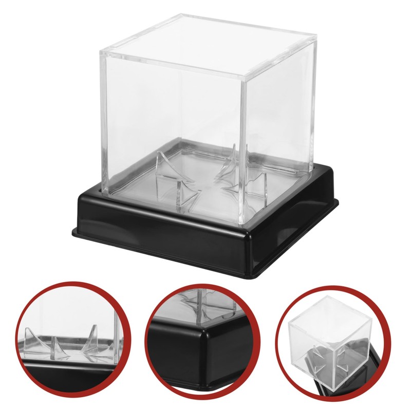 JOINPAYA Transparent Plus Baseball Day Case Baseball Display Box Decorative