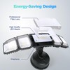 lamvip 85W Motion Sensor Light and 75W 5-Head Flood Lights