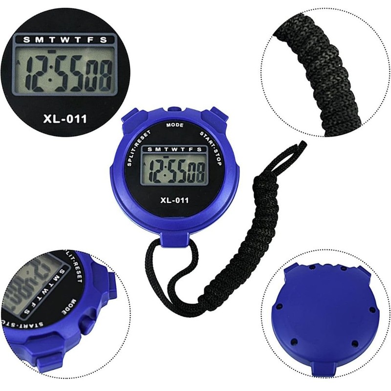 Stopwatches, Digital Sports Stop watch, referee kit, Handheld stopwatch Split