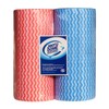 JINYUDOME Cloth Roll, 2 Rolls, Red & Blue, Disposable Cleaning