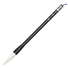 Koubaido Calligraphy Brush, Thick Brush, Pure White No. 3 Blue Cloud, For Half Paper, Made in Japan