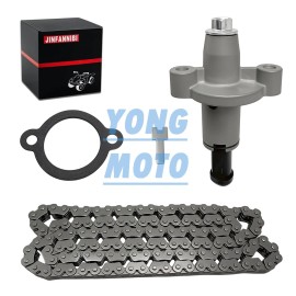 JINFANNIBI Cam Timing Chain & Tensioner Gasket Kit for All HiSUN 700 ATV700 UTV700 MSU700