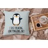 JIMOWANG Funny Penguin Love Throw Pillow Case Modern Cushion Cover