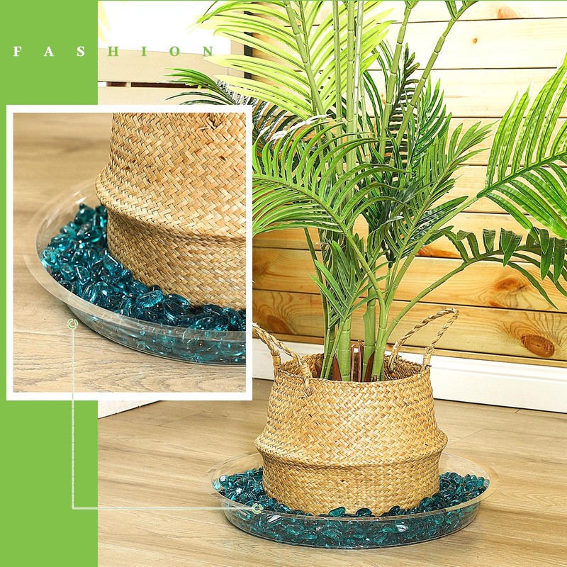 Shellwei 18 Pack 20 Inch Plastic Plant Saucers Extra Large