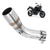 Motorcycle Exhaust Middle Pipe Rustproof Heat Resistant Low Noise Replacement