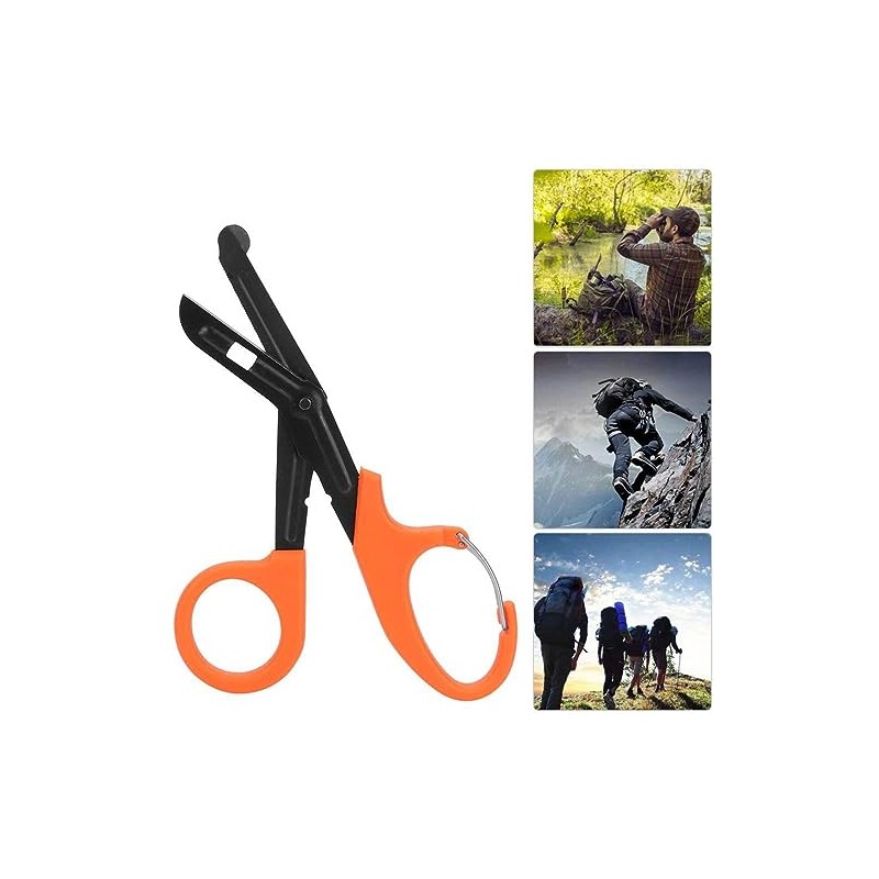 IMKRC Titanium Bandage Shears Scissors EMT and Trauma Shears, Bent