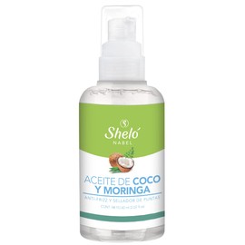Sheló NABEL Aceite De Coco Y Moringa Para Cabello Anti Frizz Y Suavidad