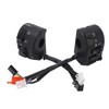 Motorcycle Handlebar Switch 7/8inch Light Trumpet Universal Handlebar Switch Replacement