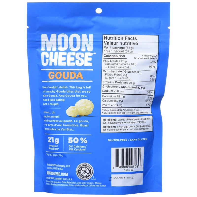 Moon Cheese Gouda, 57 Gram (Pack of 1)