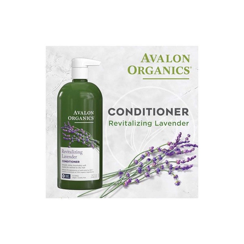 Avalon Organics Nourishing Lavender Conditioner, 32 oz.