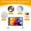 Outdoor Projector Screen with Stand, SCREENMAX 120 inch Foldable Projector