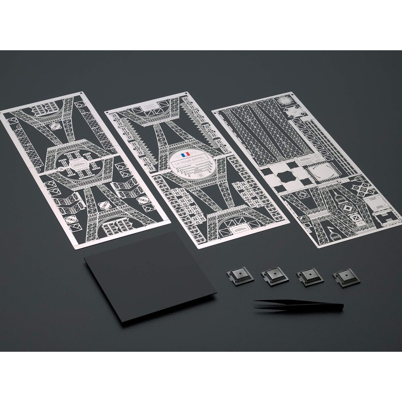 Eiffel Tower - 1/1000 Stainless Steel Scale Model by Aerobase