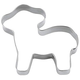 Staedter Stainless Steel Lamb Cookie Cutter, Silver, 4.5 cm