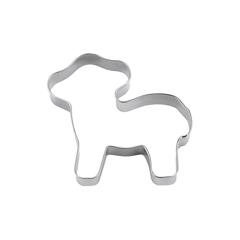 Staedter Stainless Steel Lamb Cookie Cutter, Silver, 4.5 cm