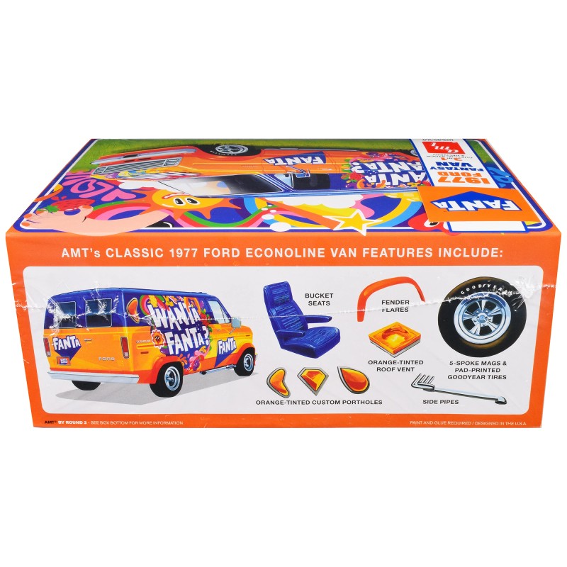 DCD Skill 2 Model Kit 1977 Ford Custom Van 'Fanta'