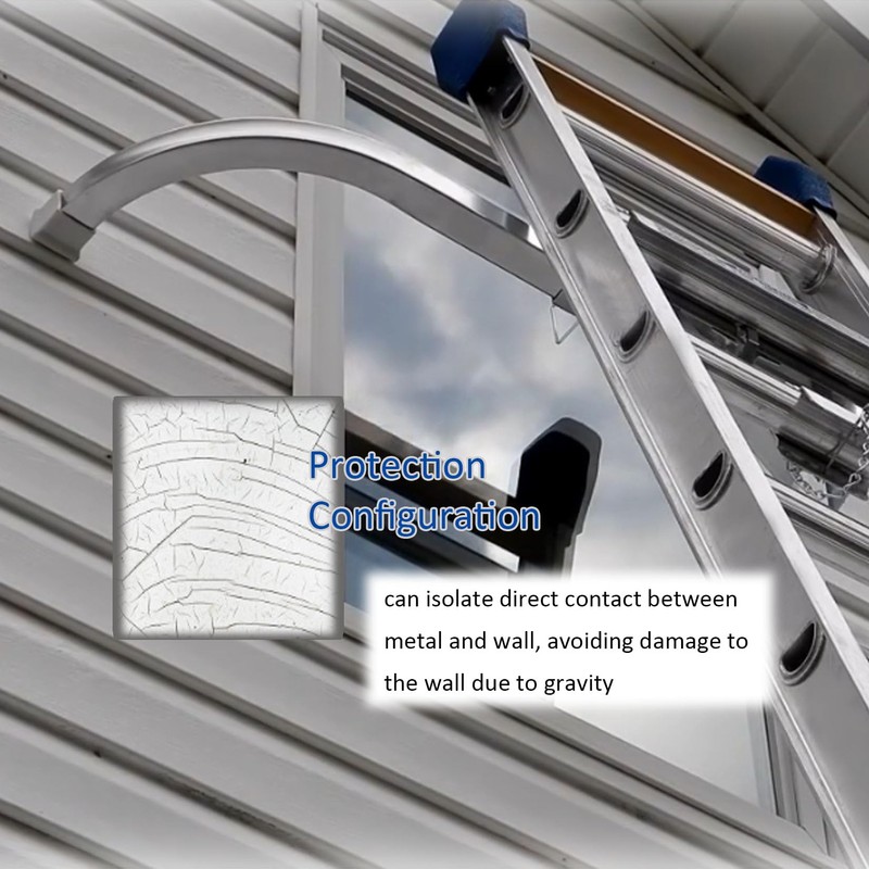 Upgraded Anti-Slip Design Ladder Caps, AC36-2 Rubber End Caps for
