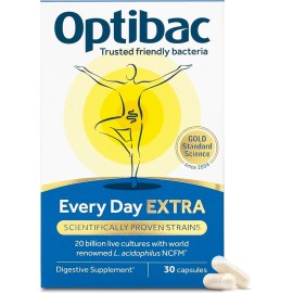 Optibac Probiotics Every Day EXTRA Capsules 30 Sealed Exp: 5/26