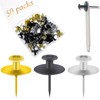 50 PCS Push Pins Picture Hanger Hooks, Double Headed Nails