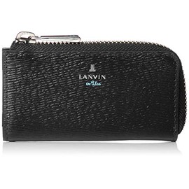 Lanvin On Blue 579602 Key Case, Zipper, Wagram Accessory, Black