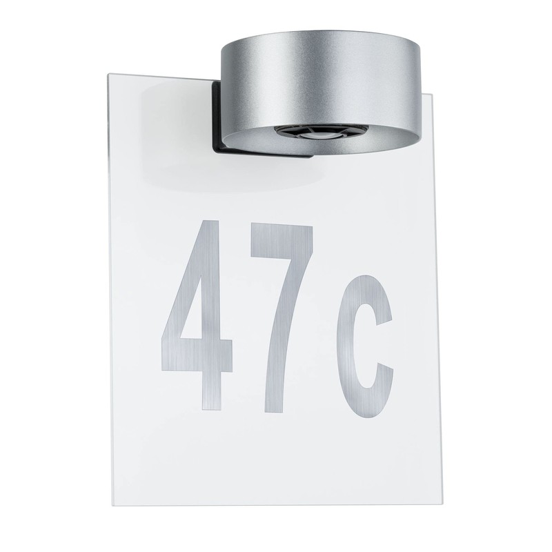 Paulmann 79674 Outdoor Housenumber Transparent Plastic