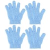 4 Pcs Shower Gloves, Exfoliating Gloves, Exfoliating Mitt, Exfoliating Body