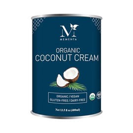 Mementa Organic Coconut Cream 400 ml Can (Pack of 3)