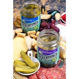 SuckerPunch Gourmet Classic Dill Pickle Spears 24 Ounce, 2-Pack