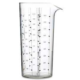 Rosti Mepal Messbecher, 1.0 L, Klar