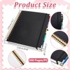 WADORN Hardcover Spiral Notebook Journal with Removable Dividers Tabs, 300Pages