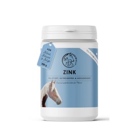 Annimally Zink für Pferde - Zink Pellets (700g) hochdosiert mit Schwarzkümmel, Zeolith, Esparsette und Bierhefe für Haut, Haare & Hufe