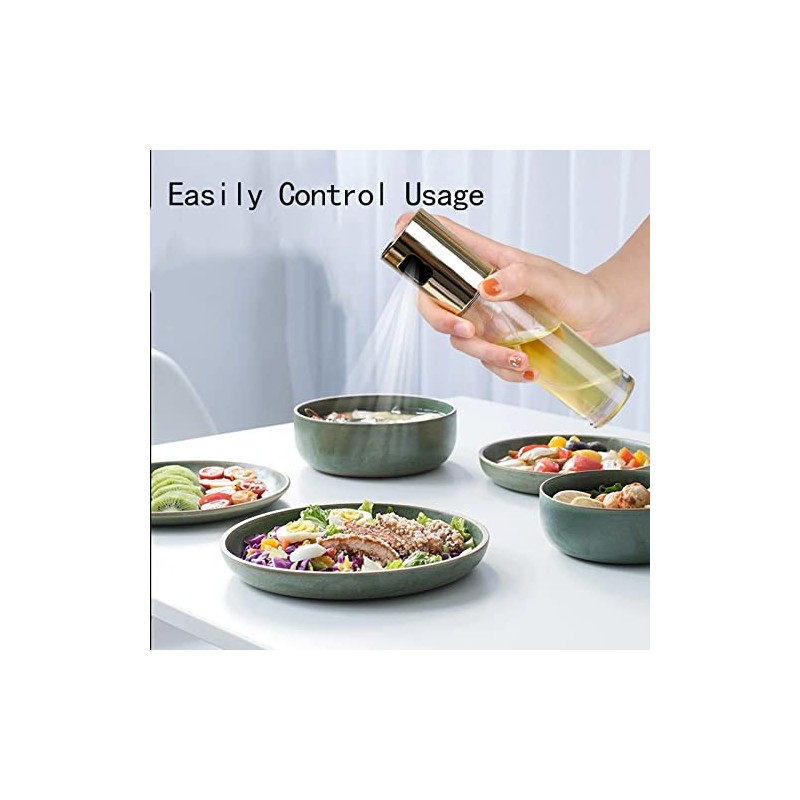 KOKSI Refillable Oil Sprayer Bottle for Cooking, Baking, BBQ, Salad,