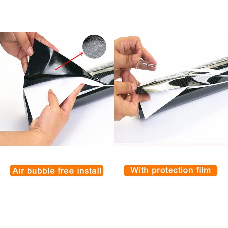 LZLRUN Free Tool Kit 5D High Gloss Carbon Fiber Vinyl