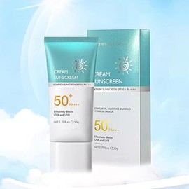 Sonnencreme SPF 50, Sunscreen, Hochwirksamer UV-Schutz, Leichtgewichtige Formel für Gesicht & Körper, Nicht fettende Textur, Ideal für sensible Hauttypen, Isoliertes Sonnenschutz