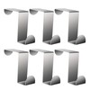 AIEX 6Pcs Over The Door Hooks Over Cabinet Door Hooks
