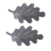 Qianly 2X Door Stoppers Doorstops for Bottom of Door Cast