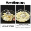 Small Potato Masher,Stainless Steel Vegetables Fruits Masher for Mashed Potato,Avocado,