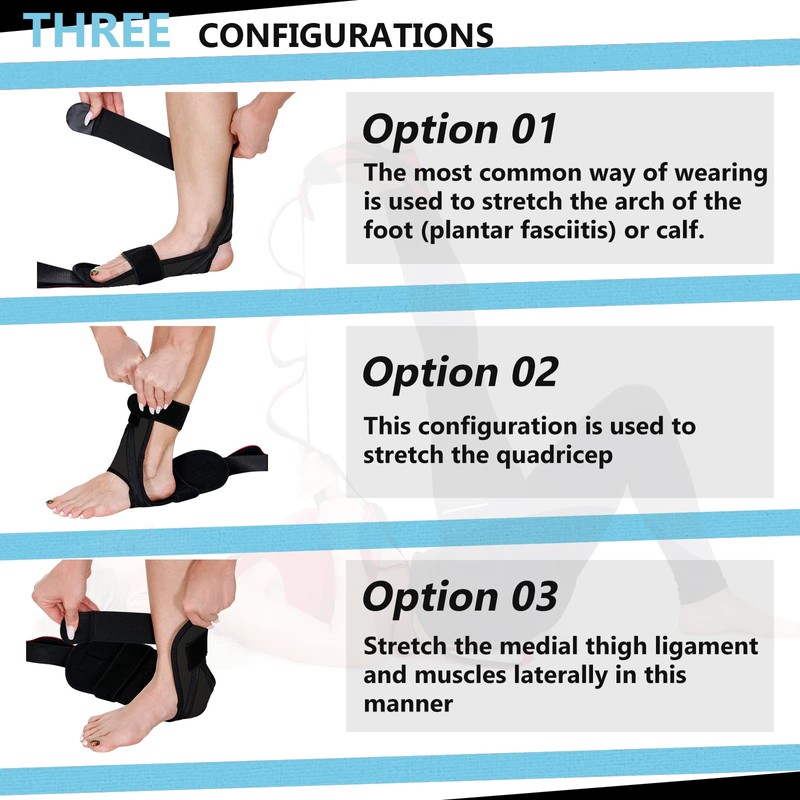 Foot and Calf Fascia Stretcher for Plantar Fasciitis, Physiotherapy Stretching