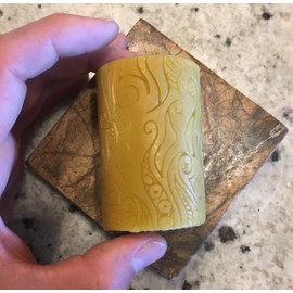 BeeTheLight Beeswax Pillar Candle - 100% Pure Bees Wax - Choose Your Size and Color - 24 Hour Burn Time - 2x3 - Unscented - Natural Light Honey Scent (Natural Yellow, Small)