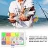 210pcs Walleye Rig Making Kit Stacked Fishing Beads Spinner Blades