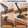 GPOASRI Metal Desk Lamp with Clamp, Clip Desk Lights for