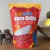 Western Blue Corn Grits, Native American Grown, Coarse Ground Heirloom,