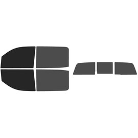 The Tint Effect Precut Window Tint Kit Compatible with GMC Sierra 2500 3500 HD Crew Cab (2015-2019) (Full Truck: 15% Front / 30% Rear & 3 Piece Slider Rear) Automotive Film