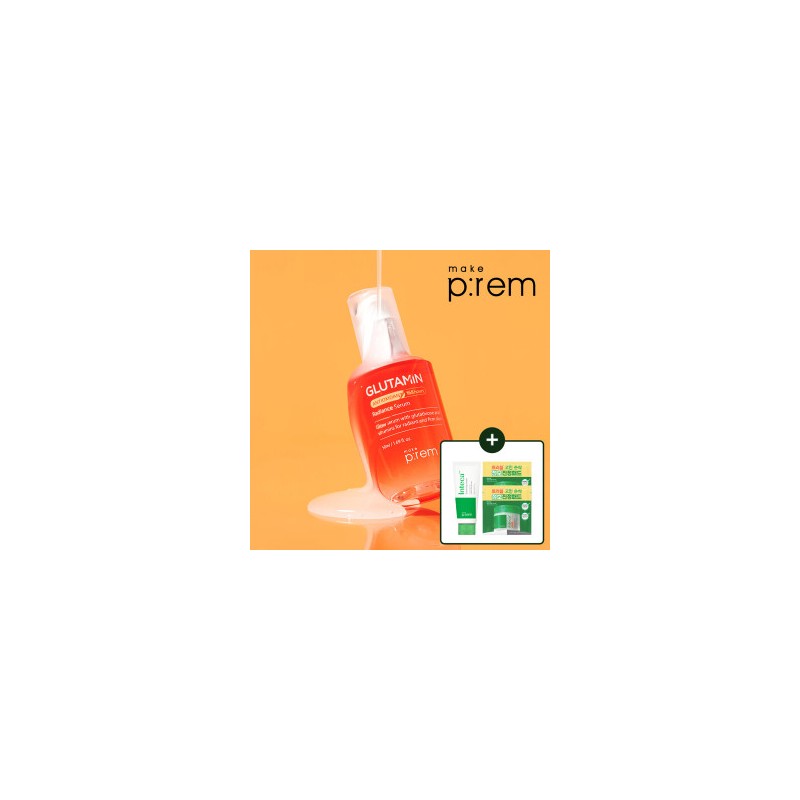 Makeprem Glutamine Antioxidant Radiance Serum 50ml (Freak Spot Serum) Inteca