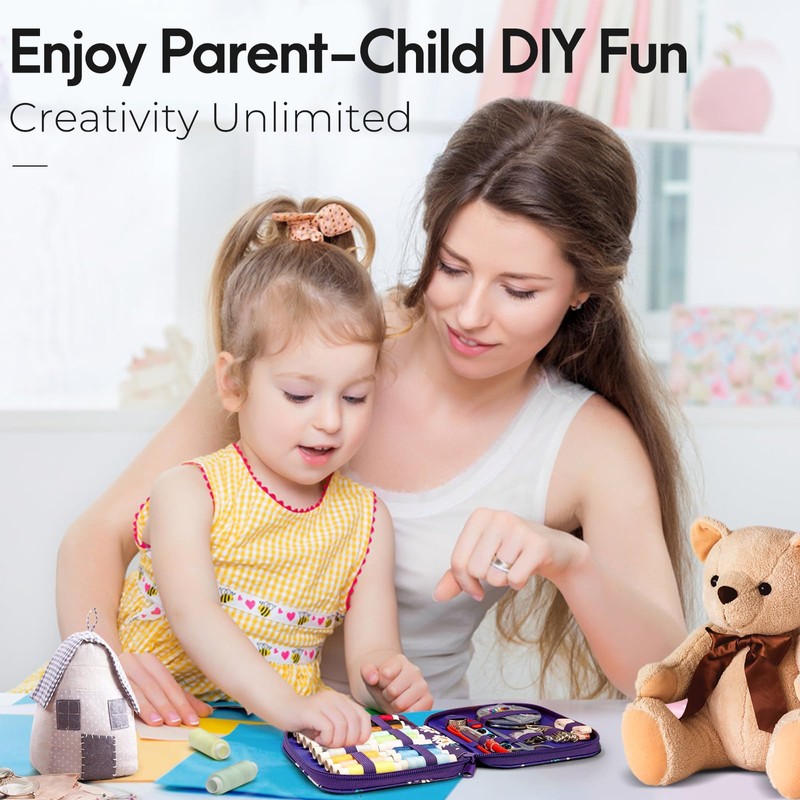 Coquimbo Sewing Kit Gifts for Grandma, Mom, Friend, Adults Beginner