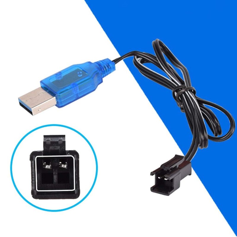 MGBISYI 2 Pack 3.7V Charger Battery Cable for USB Electric
