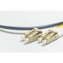 FCD LC LC OM3 Indoor/Outdoor Fiber Optic Patch Cable – 10Gb/40Gb/100Gb Corning Glass | 60.0m (196.9ft) | Water & UV-Resistant for Data Centers, Outdoor Conduit, Campus Links | Length : 0.5M-300M